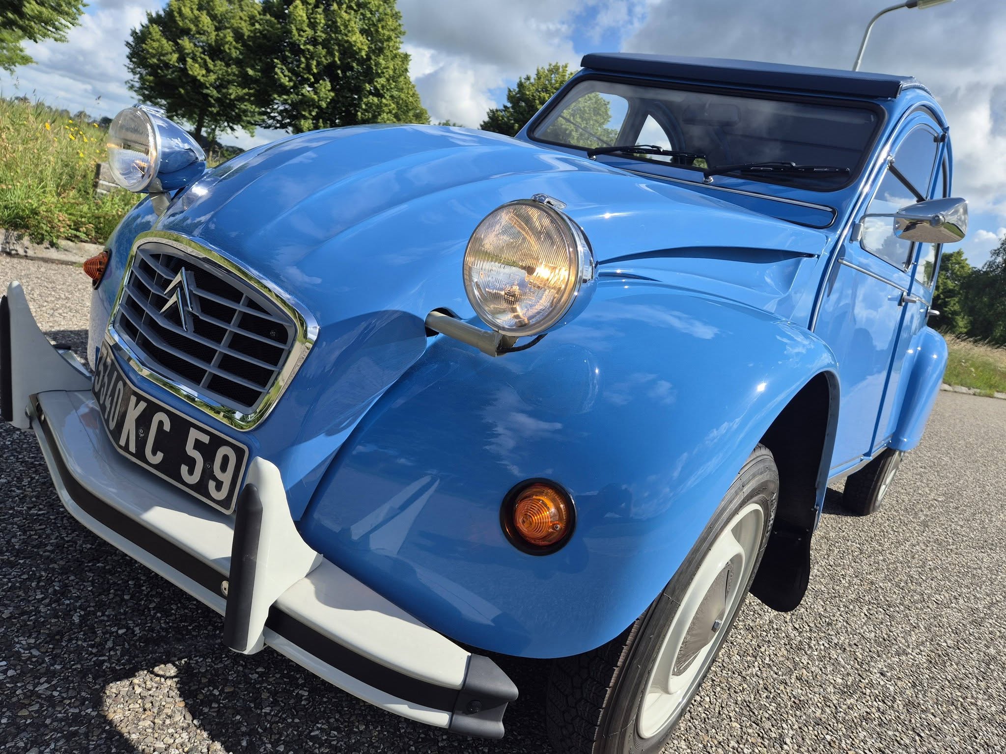 💙 Citroën 2cv 1978 AC 645 bleu myosotis 💙
